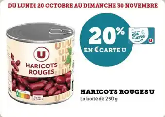 U Express Haricots rouges u offre