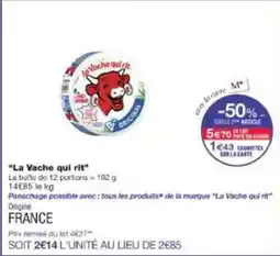 Monoprix Tous - la vache qui rit offre