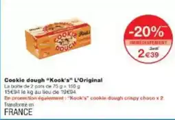 Monoprix Cookie dough kook's offre