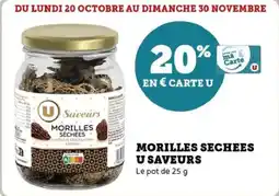 U Express Morilles sechees u saveurs offre