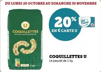 U Express Coquillettes u offre