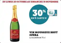 U Express Vin mousseux brut opera offre