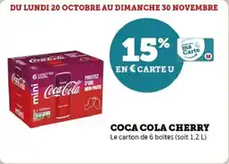 U Express Coca cola cherry offre
