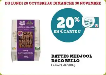 U Express Dattes medjool daco bello offre