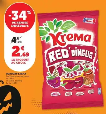 Maximarché Bonbons krema offre