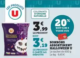Maximarché Bonbons assortiment halloween u offre