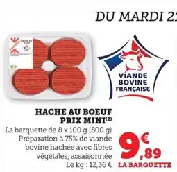 Maximarché Hache au boeuf prix mini offre