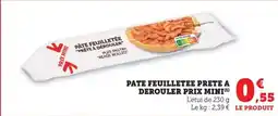 Maximarché Pate feuilletee prete a derouler prix mini offre