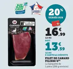 Maximarché Filet de canard filiere u offre