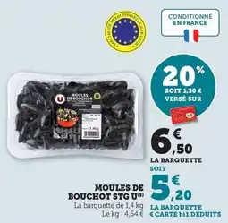 Maximarché Moules de bouchot stg u offre
