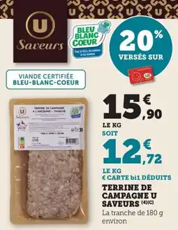 Maximarché Terrine de campagne u saveurs offre
