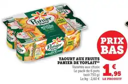 Maximarché Yaourt aux fruits panier de yoplait offre