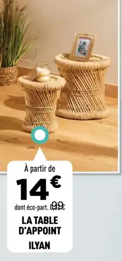 Centrakor La table d'appoint ilyan offre