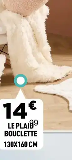 Centrakor Le plaid bouclette offre