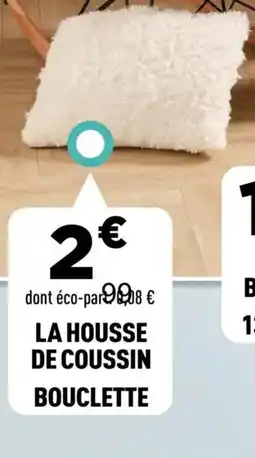 Centrakor La housse de coussin bouclette offre