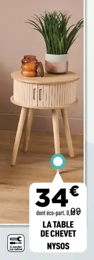 Centrakor La table de chevet nysos offre