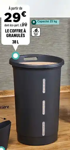 Centrakor Le coffre à granulés offre