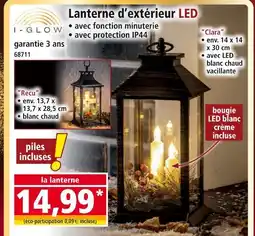 Norma I-GLOW Lanterne d’extérieur LED Clara offre
