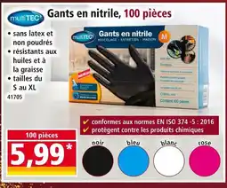 Norma multiTEC Gants en nitrile offre