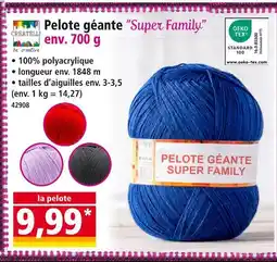 Norma Createlli Pelote géante ”Super Family” offre