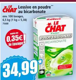 Norma Le Chat Lessive en poudre au bicarbonate offre