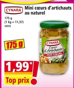 Norma Cynara Mini cœurs d’artichauts au naturel offre