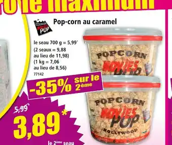 Norma Movies Pop Pop-corn au caramel offre