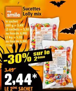 Norma My Smile Sucettes Lolly mix offre