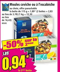 Norma Fiord Krone Moules à l'escabèche offre