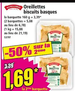 Norma Miguelgorry Oreillettes biscuits basques offre