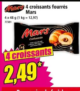 Norma Mars Croissants fourrés offre