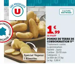 U Express Les Produits U Pomme de terre de consommation offre