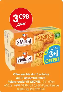 b&m St Michel Palets Roudor offre