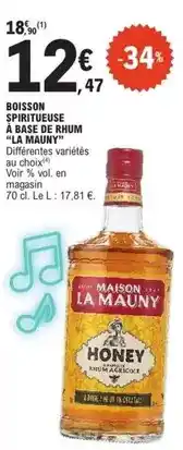 E.Leclerc Maison la mauny - boisson spiritueuse à base de rhum offre
