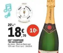 E.Leclerc Brut - aqc champagne de castellane offre