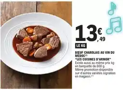E.Leclerc Signal - beuf charolais au vin du medoc les cuisinees d'armor offre