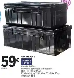 E.Leclerc Pierre henry - cantine 130 l offre