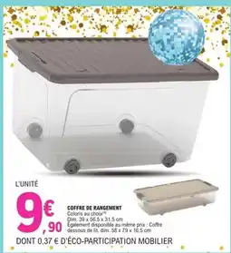 E.Leclerc Dim - coffre de rangement offre