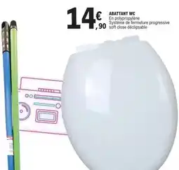 E.Leclerc Abattant wc offre