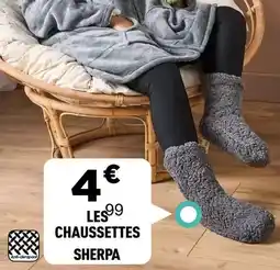Centrakor Chaussettes sherpa offre