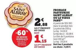 Super U Saint albray - fromage pasteurise offre