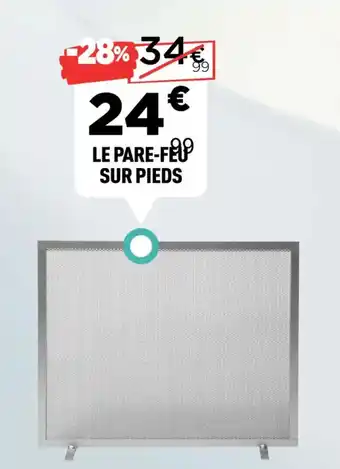 Centrakor Le pare-feu sur pieds offre