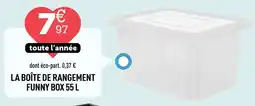 Centrakor La boîte de rangement funny box offre