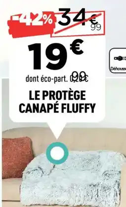 Centrakor Le protège canapé fluffy offre