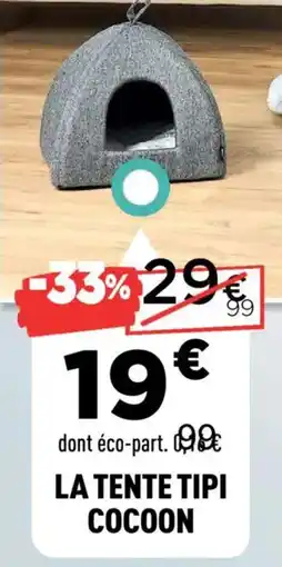 Centrakor La tente tipi cocoon offre