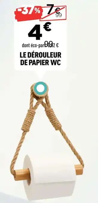 Centrakor Le dérouleur de papier wc offre