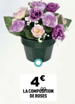 Centrakor La composition de roses offre