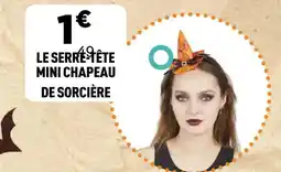 Centrakor Le serre-tête mini chapeau de sorcière offre