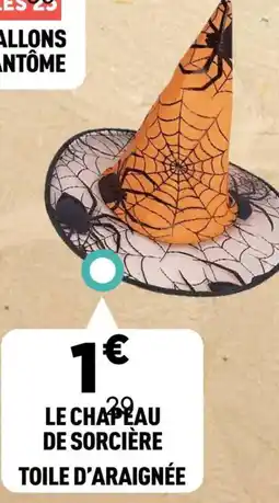 Centrakor Le chapeau de sorcière toile d'araignée offre