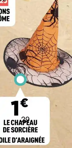 Centrakor Le chapeau de sorcière toile d'araignée offre